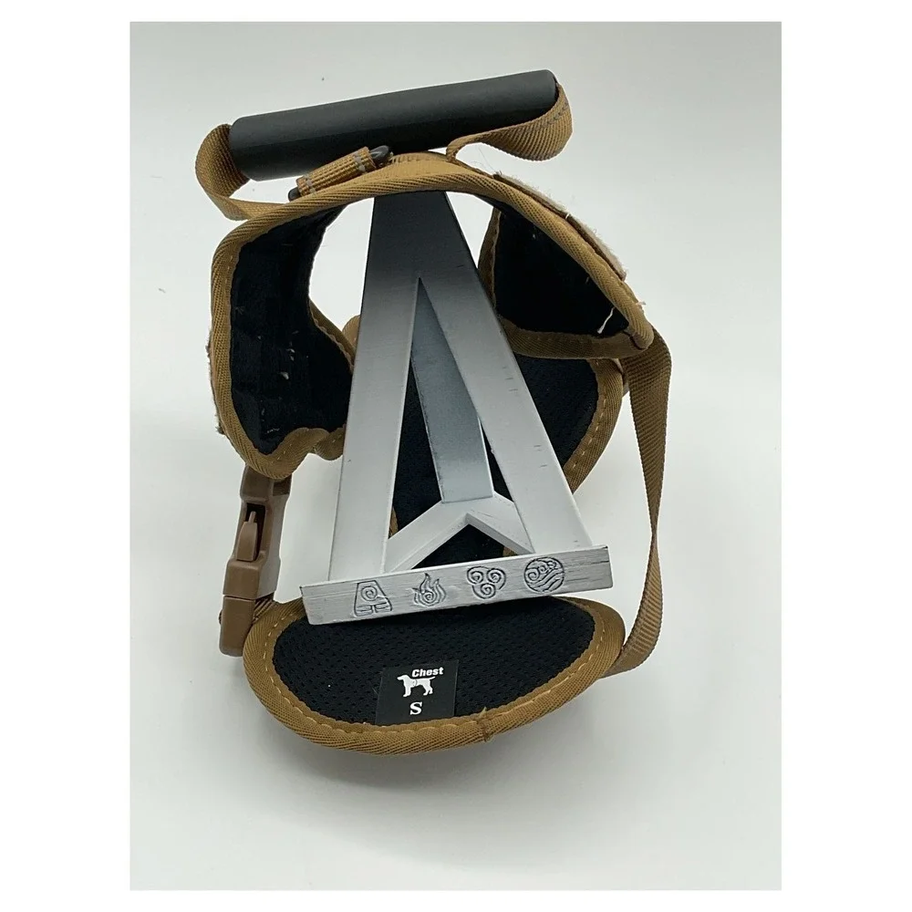 Tactical Dog Harness Vest‎ Coyote Tan Size Small Heavy Duty Handle Reflective